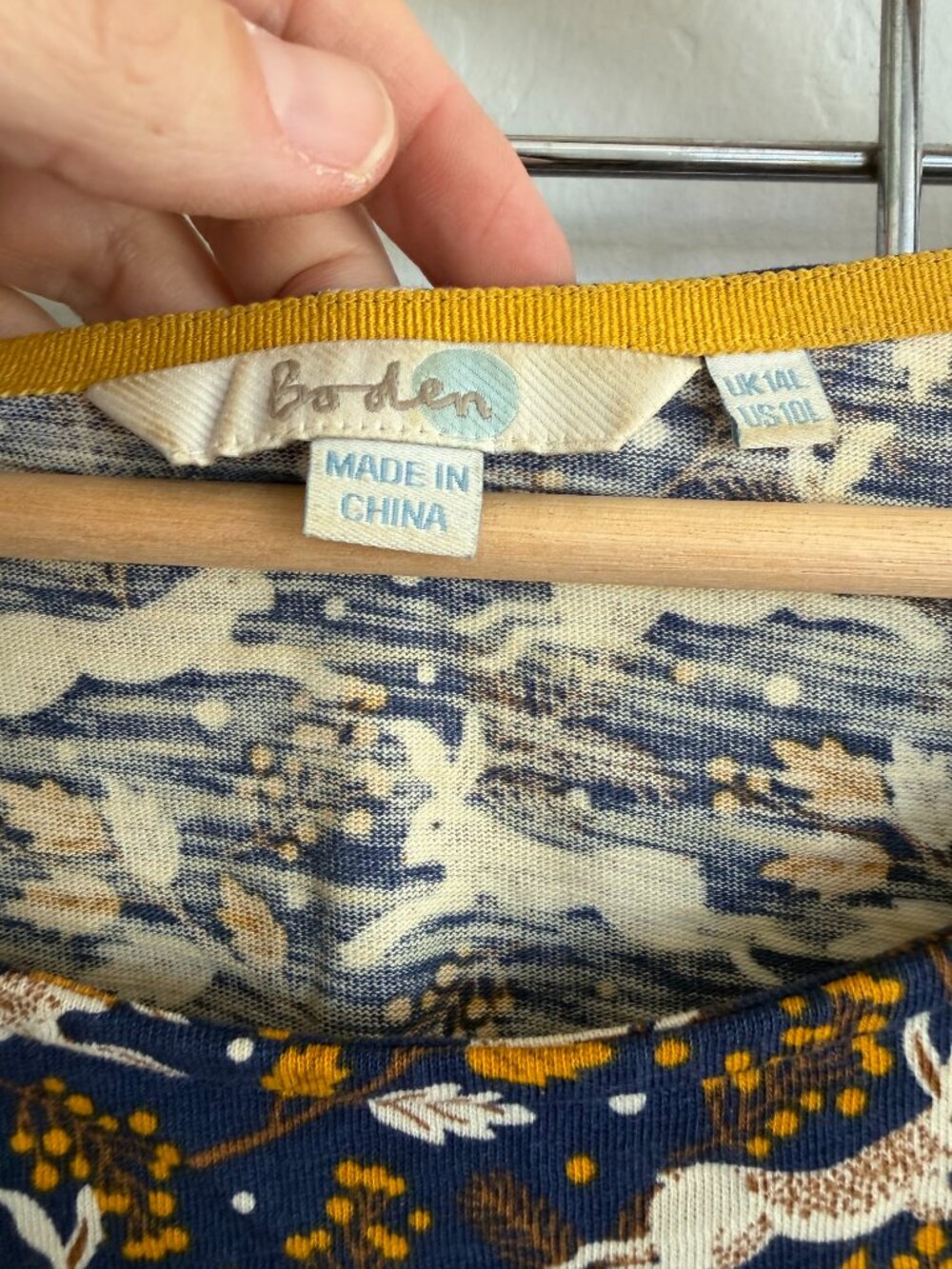 Boden Midi Dress with Rabbit Pattern - Picture 4 of 4